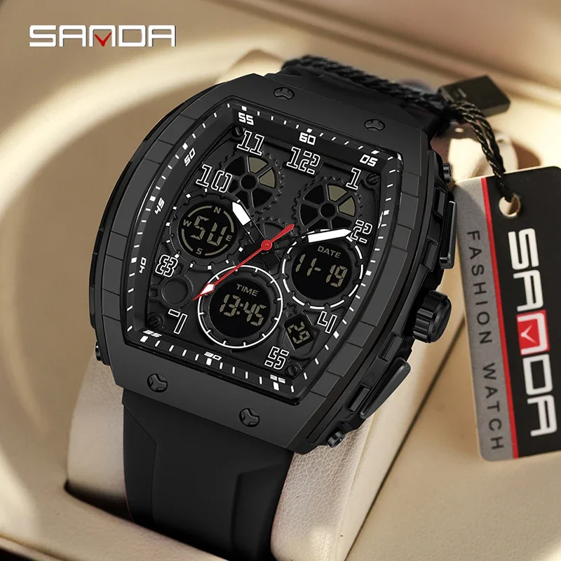 SANDA 6157 New Fashion Men's E - Rubber Strap Diver 리뷰 및 가격