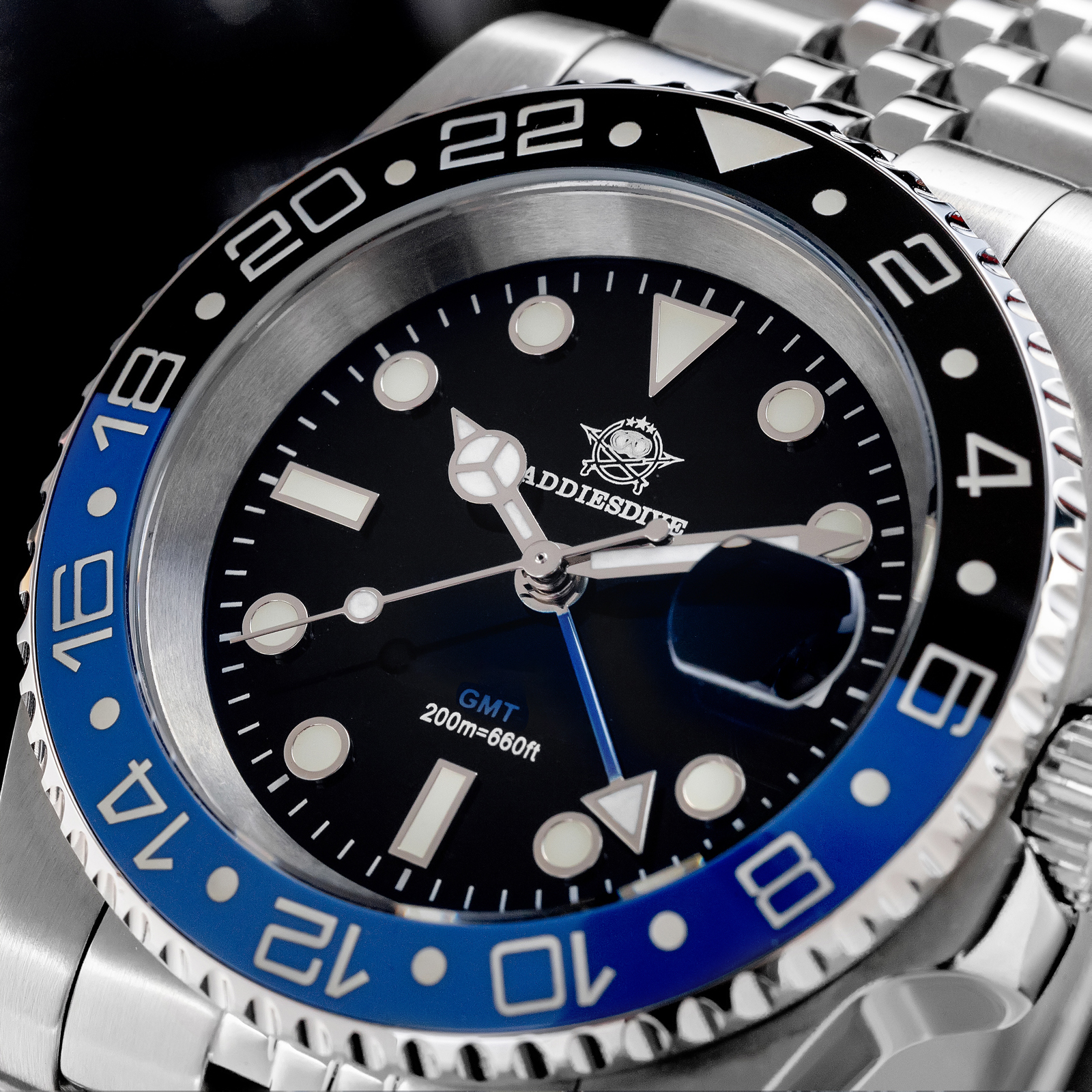 ADDIESDIVE AD2050 Luxury GMT W - Stainless Bracelet Diver 리뷰 및 가격