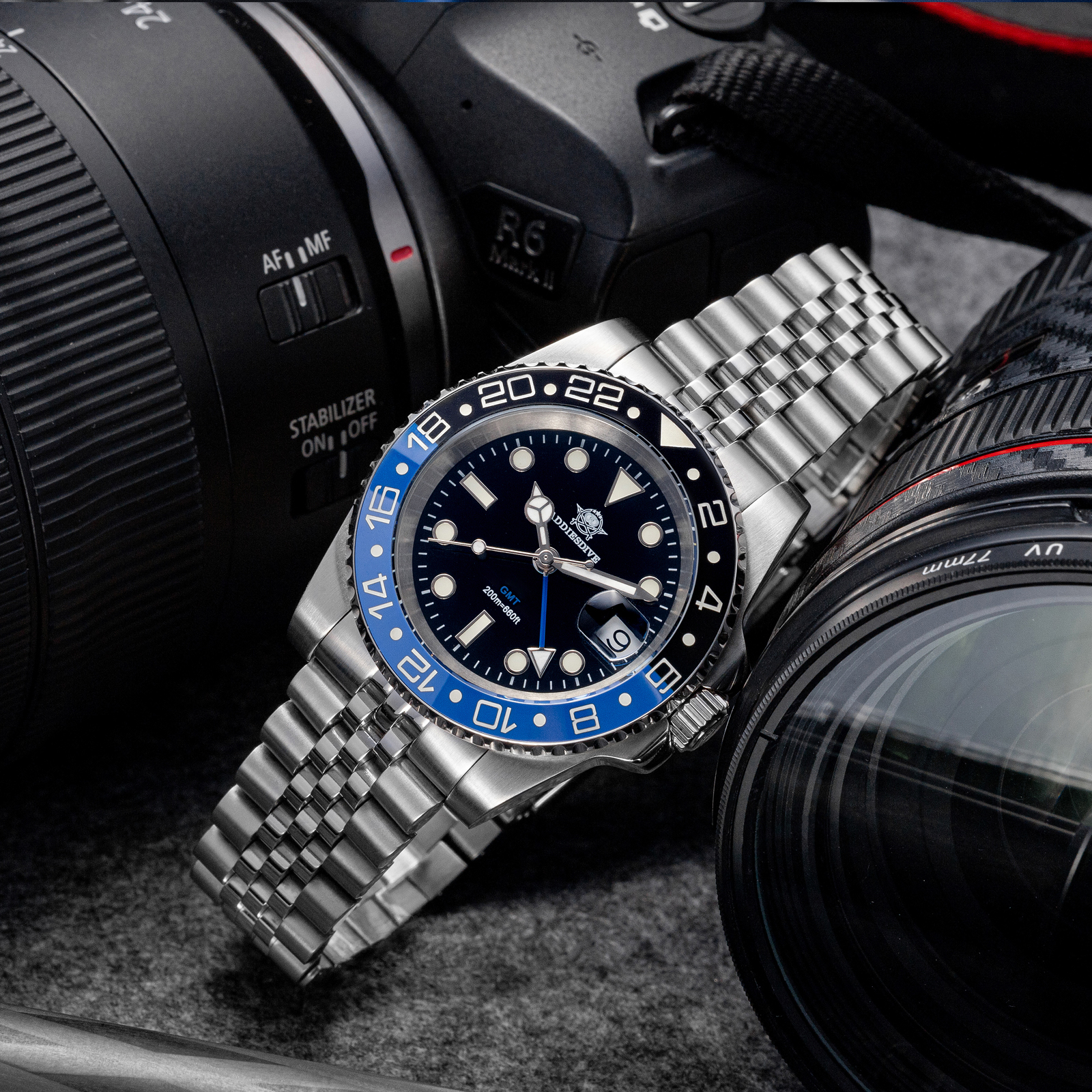ADDIESDIVE AD2050 Luxury GMT W - Stainless Bracelet Diver 리뷰 및 가격