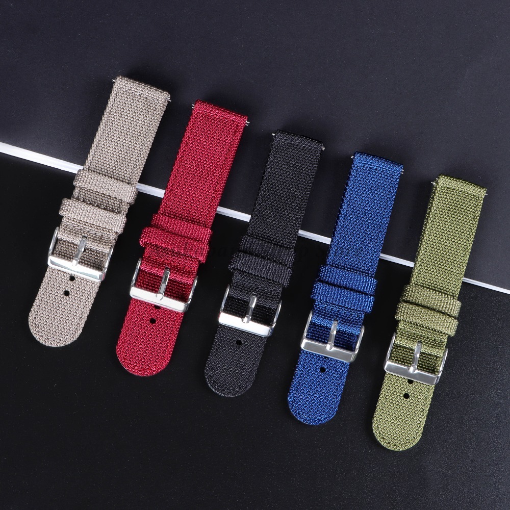 18 20 22 24mm Nylon Canvas Str - Nato Strap Nylon 리뷰 및 가격