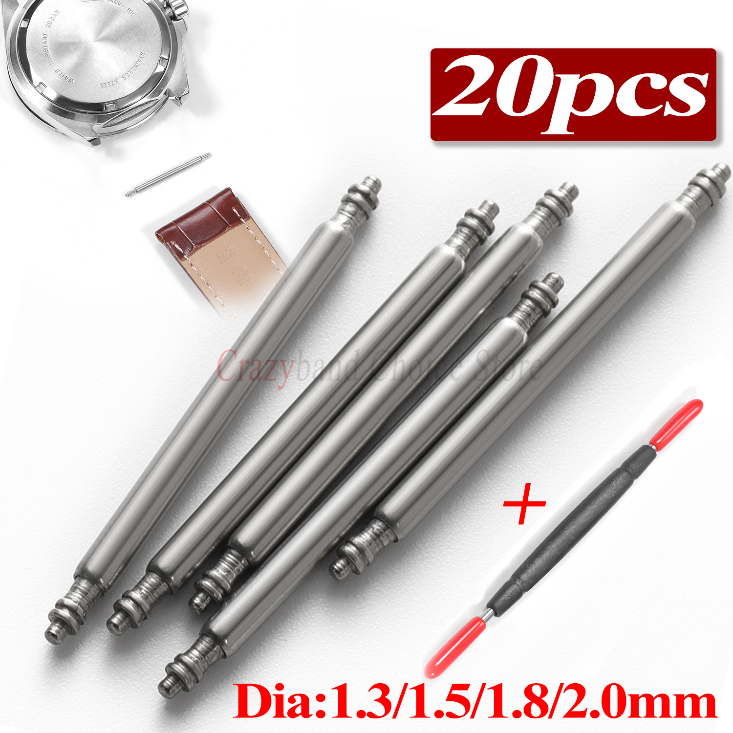 20pcs Metals Watch Band Pins 1 - Spring Bar Tool Set 리뷰 및 가격