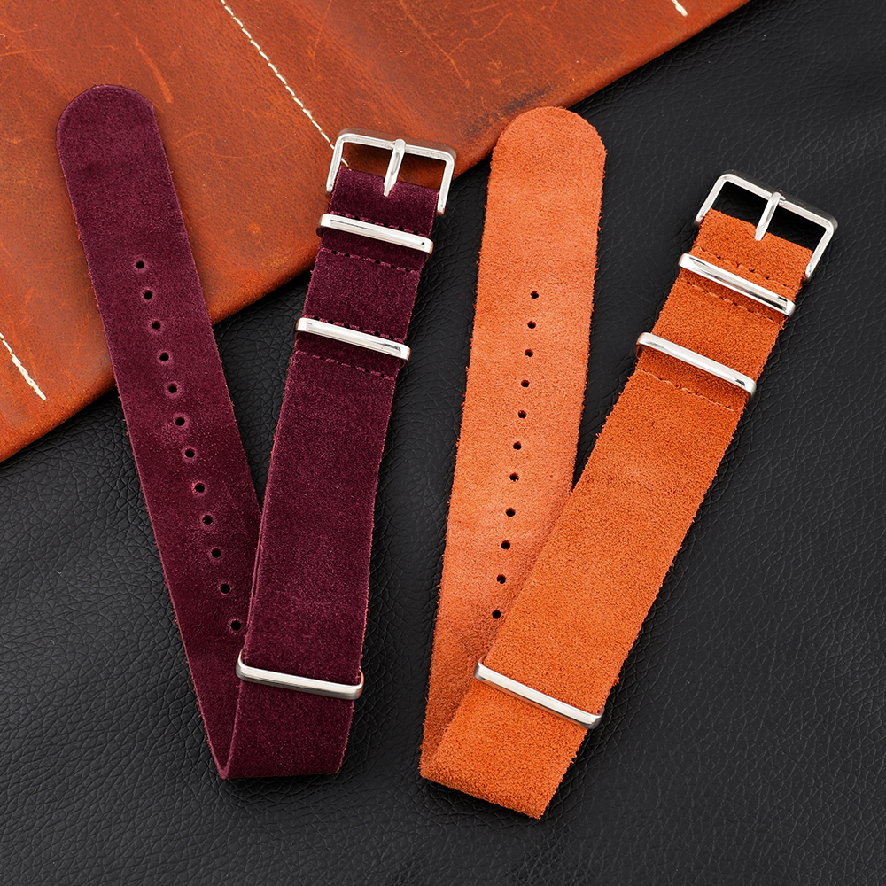 18mm 20mm 22mm Vintage Soft Su - Suede Strap Watch 리뷰 및 가격