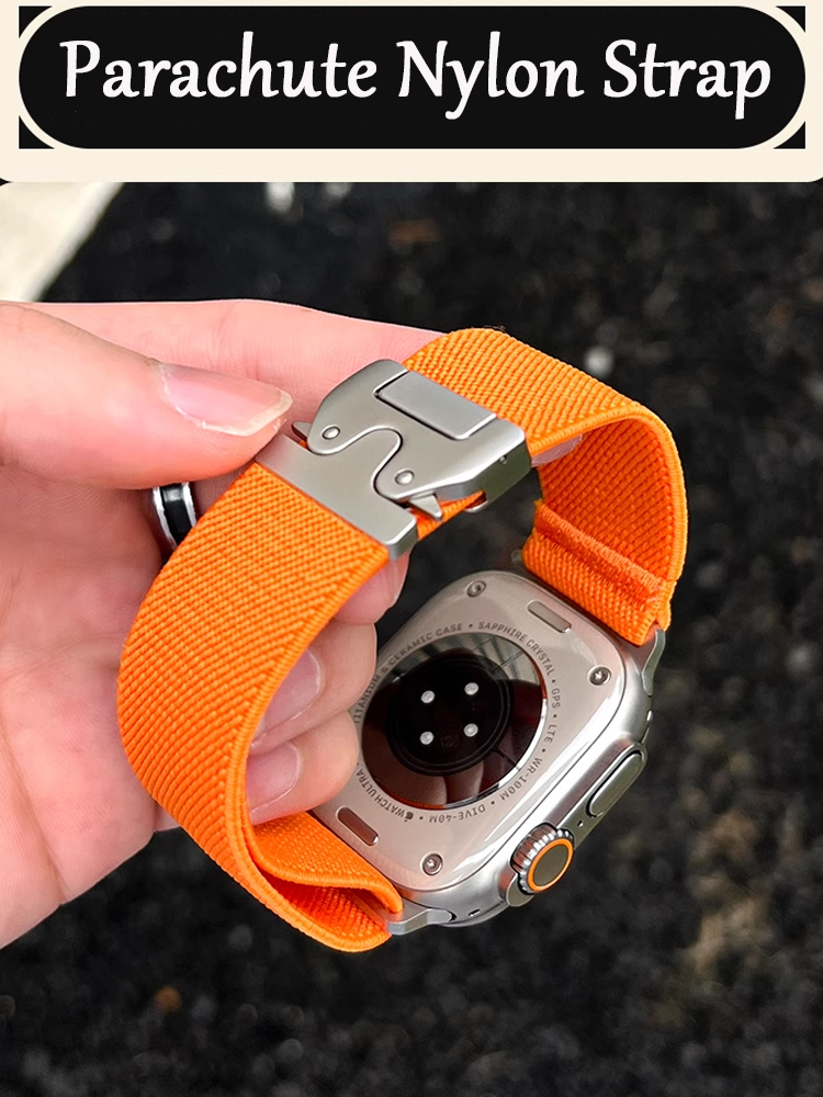 Straps For Apple Watch ultra 2 - Parachute Strap Elastic 리뷰 및 가격