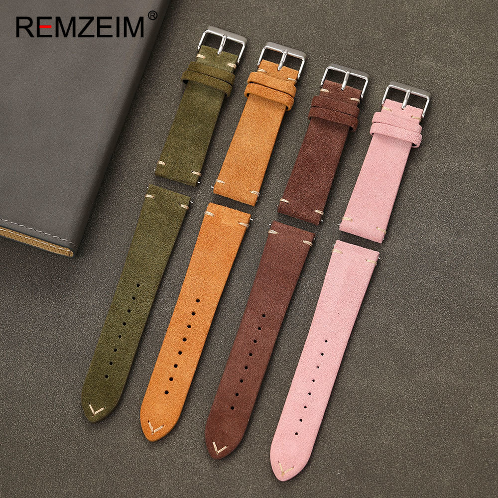 Unisex Suede Leather Watch Bel - Suede Strap Watch 리뷰 및 가격