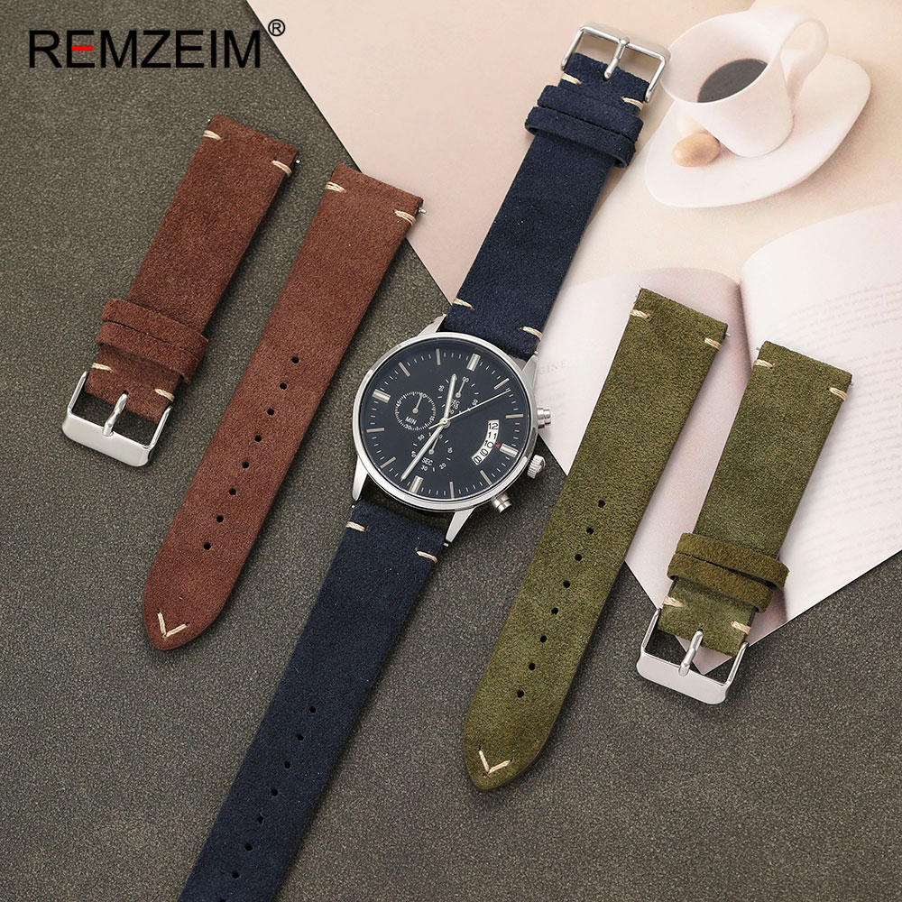 Unisex Suede Leather Watch Bel - Suede Strap Watch 리뷰 및 가격