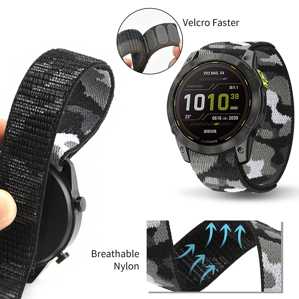 22mm 26mm Nylon QuickFit Strap - Sport Loop Velcro 리뷰 및 가격