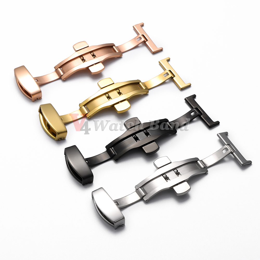 Polished Matte Double Button W - Butterfly Clasp Deployant 리뷰 및 가격