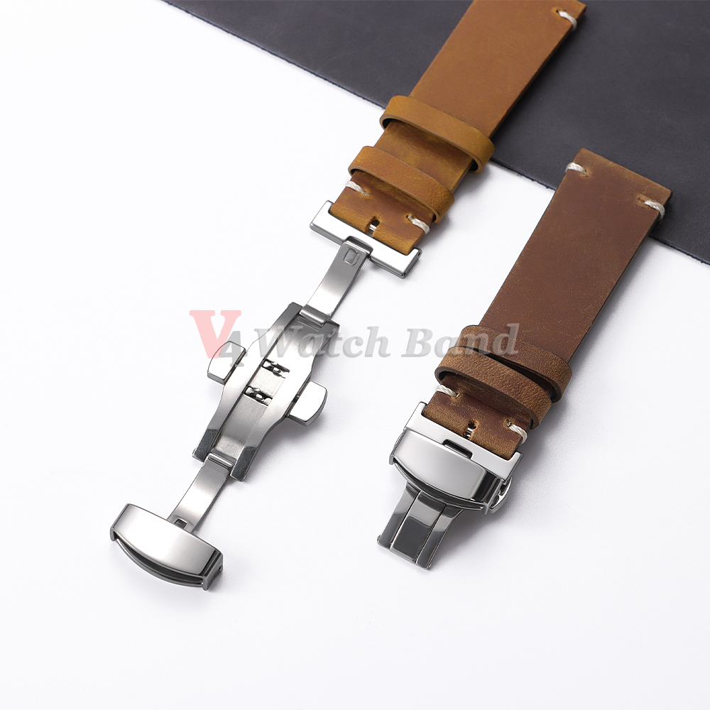Polished Matte Double Button W - Butterfly Clasp Deployant 리뷰 및 가격