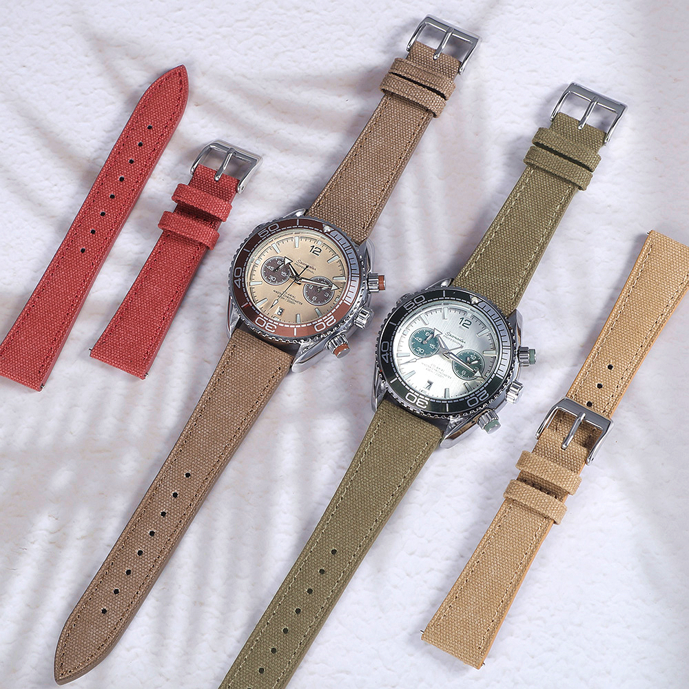 Handcrafted Slim Watch Strap 2 - Canvas Strap Watch 리뷰 및 가격