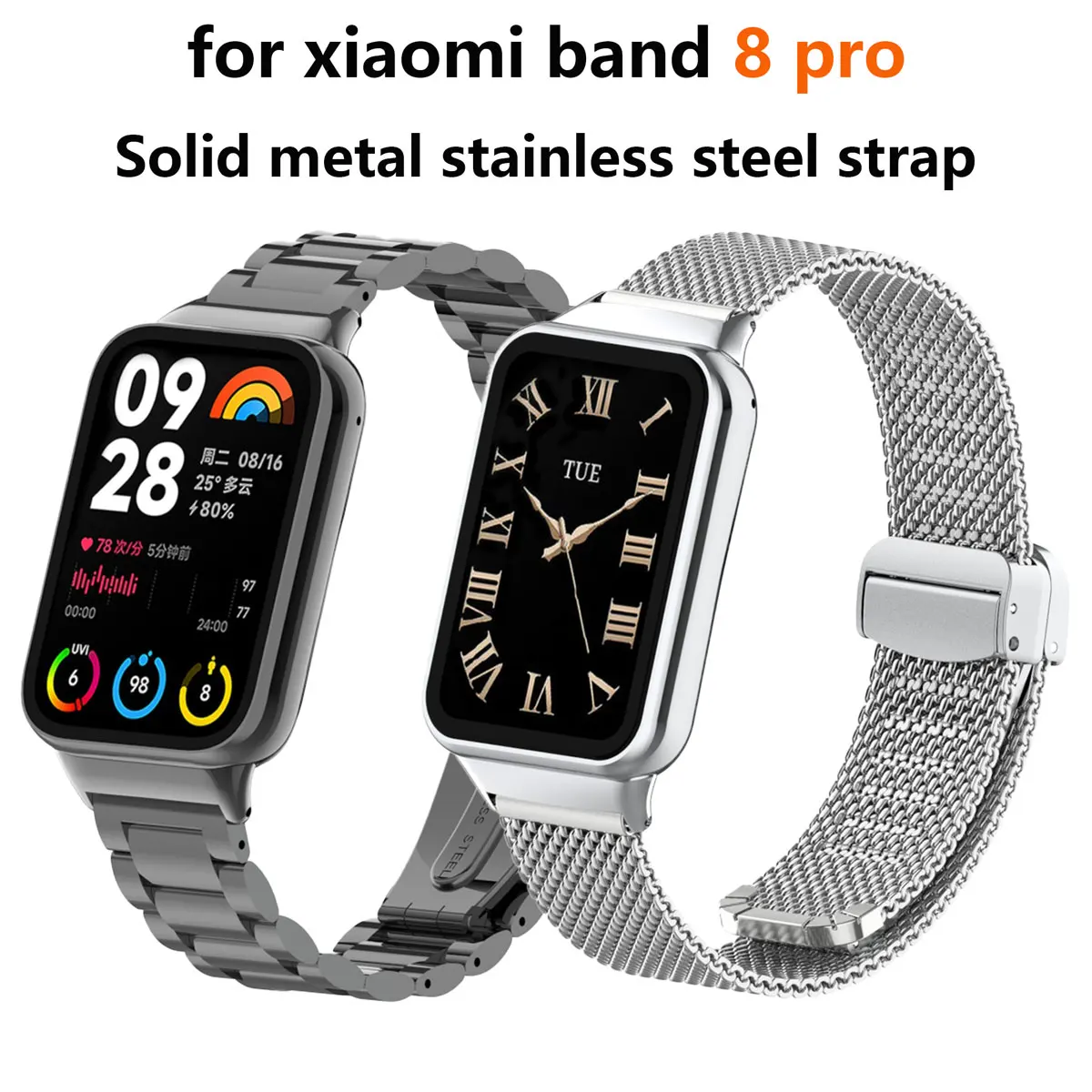 Suitable for Xiaomi band 8pro  - Mesh Strap Metal 리뷰 및 가격