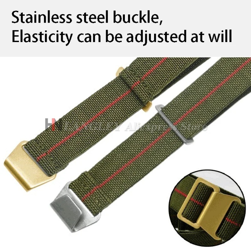 Elastic Nylon Watch Band for S - Parachute Strap Elastic 리뷰 및 가격