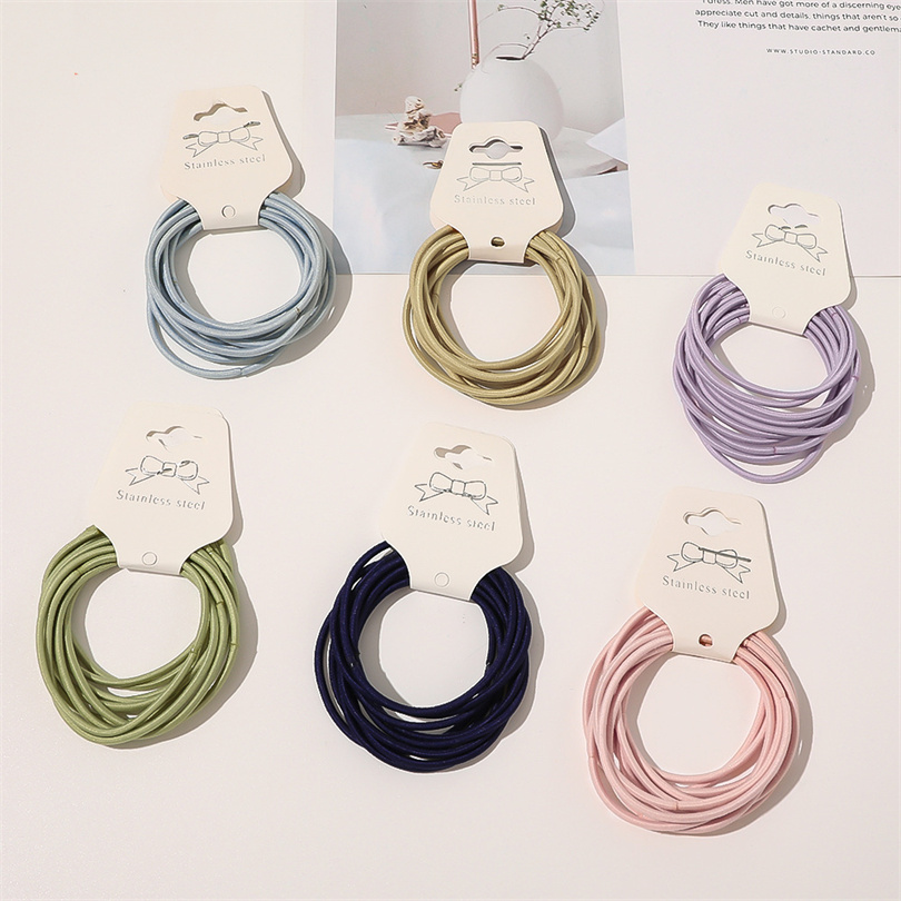 10PCS Women Girls Simple Basic - Silicone Band Women 리뷰 및 가격
