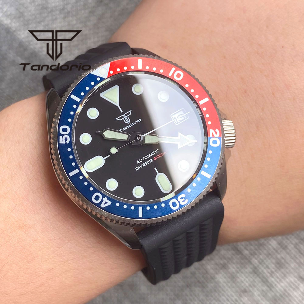 Tandorio NH35A 37mm Automatic  - Rubber Strap Diver 리뷰 및 가격