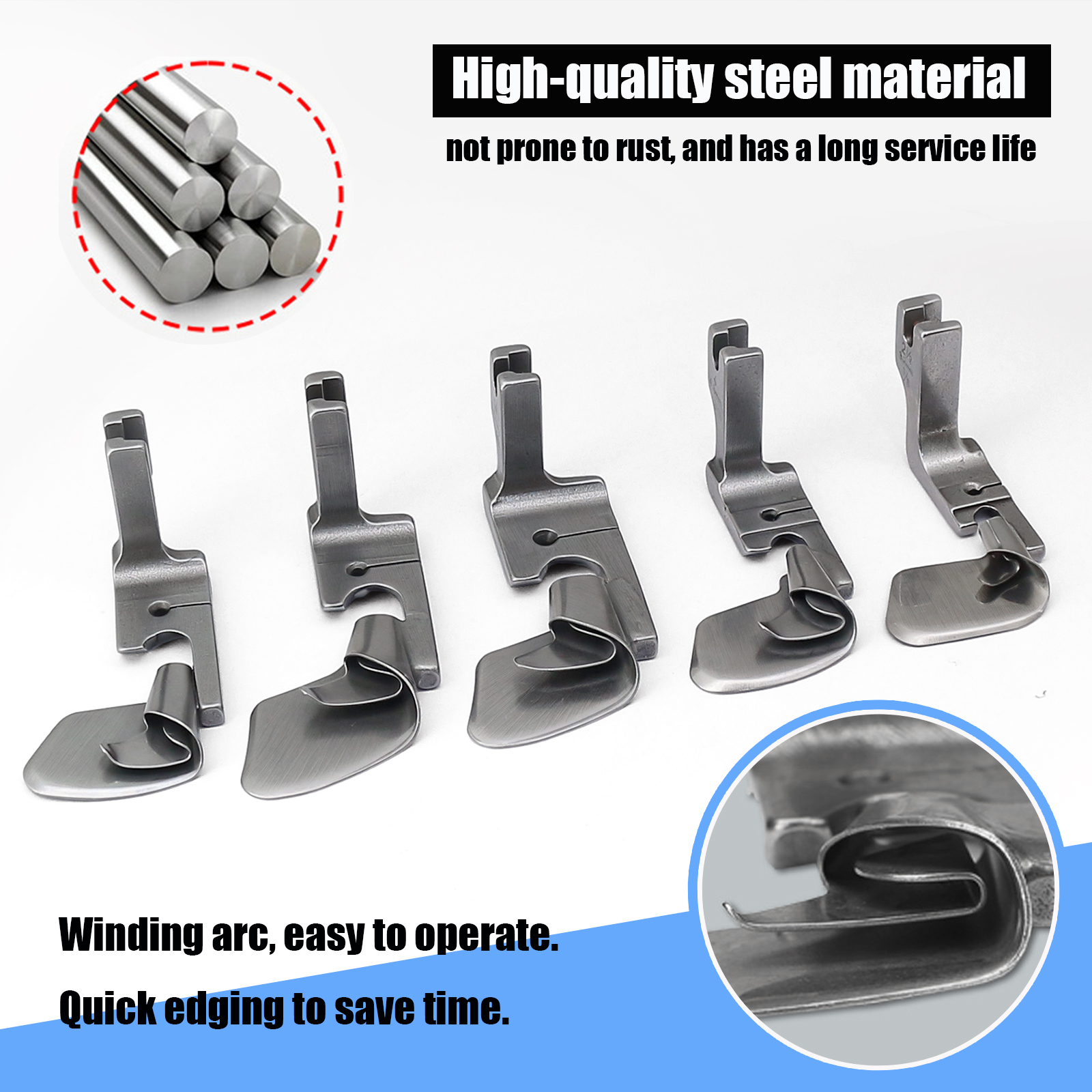 Curved Scroll Hemmer Foot 3.2- - Curved Spring Bar 리뷰 및 가격