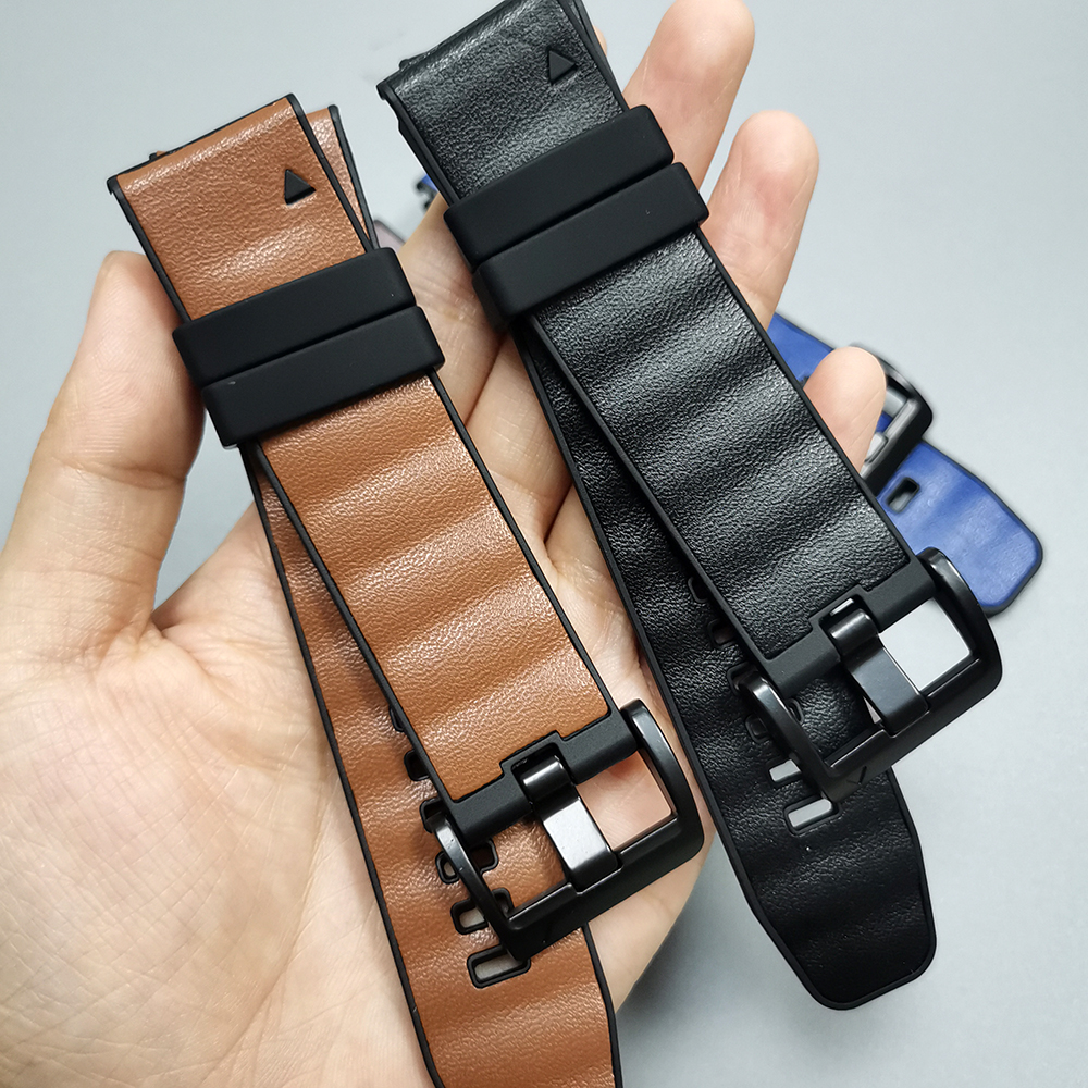 Quick Fit 22mm 26mm Leather+Si - Leather Strap Quick Release 리뷰 및 가격