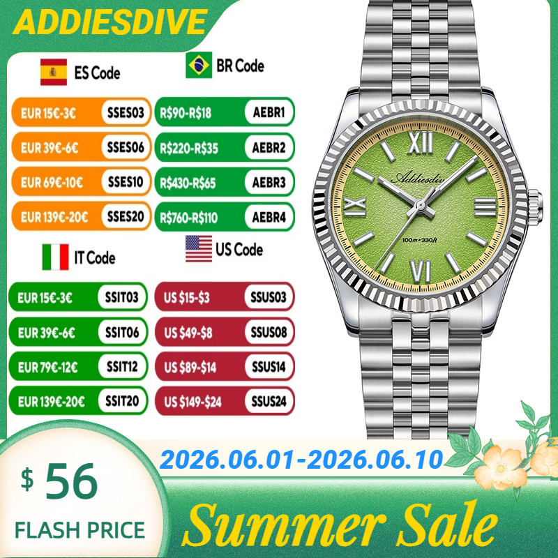 ADDIESDIVE Hight Quality Sapph - Stainless Bracelet Diver 리뷰 및 가격