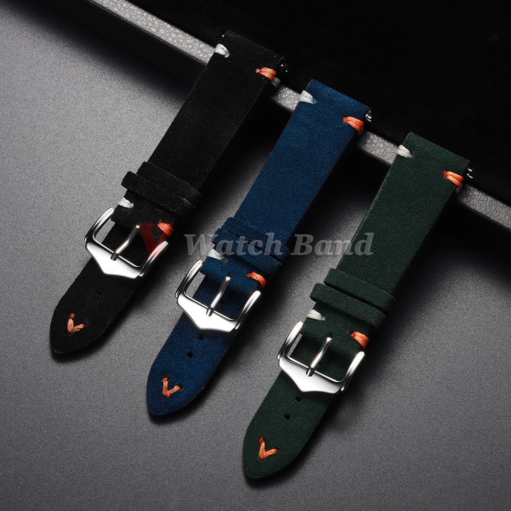 18mm 20mm 22mm Vintage Suede L - Suede Strap Watch 리뷰 및 가격