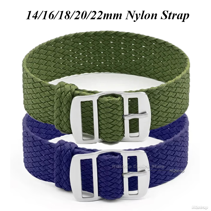 16mm 18mm 20mm 22mm Strap for  - Perlon Strap Woven 리뷰 및 가격
