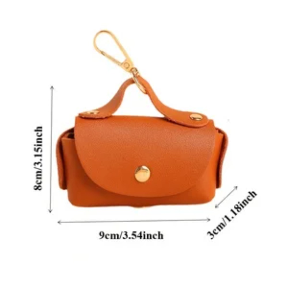 Elegant Leather Dog Poop Bag C - Leather Strap Quick Release 리뷰 및 가격