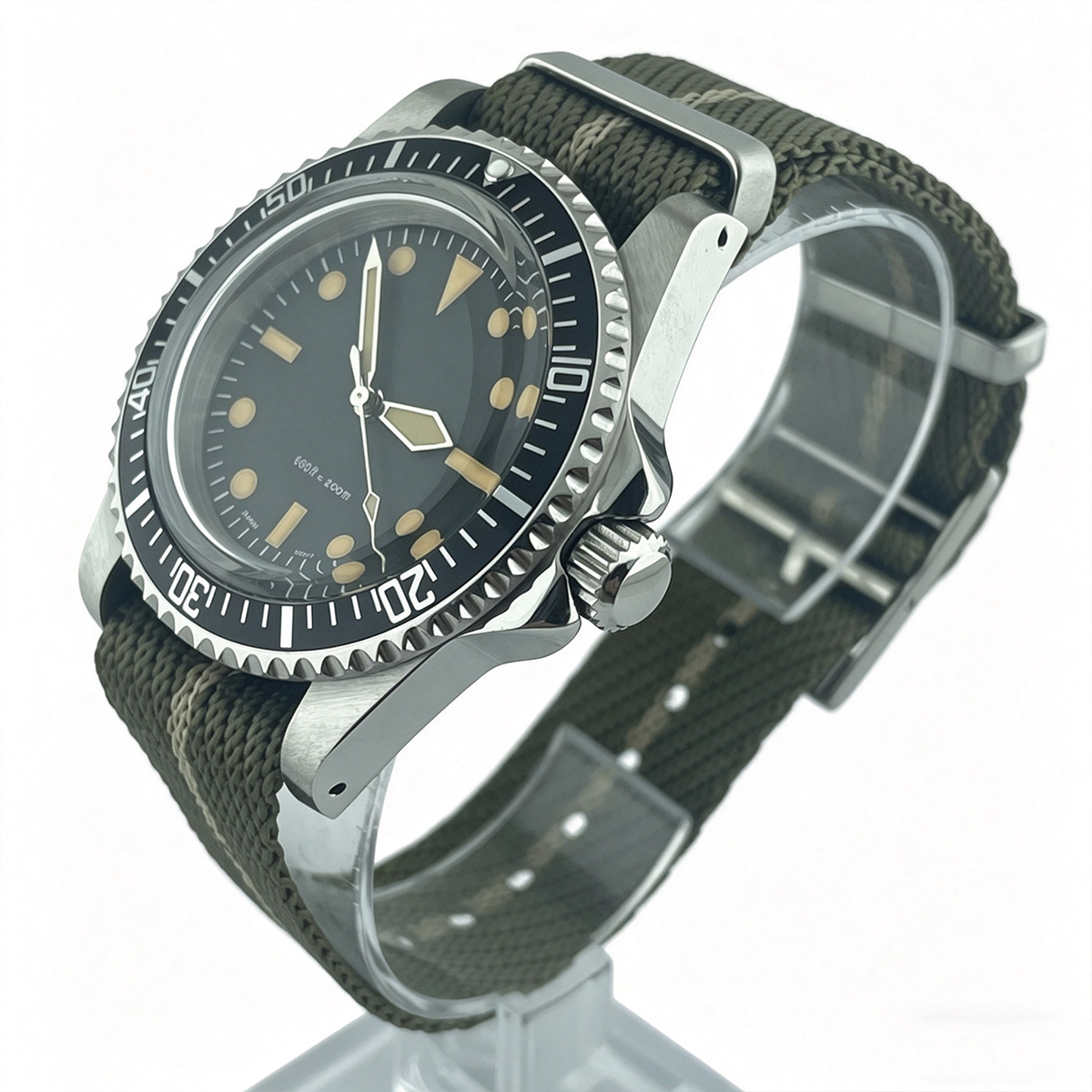 39.5mm Diver Retro watch acryl - Tropic Strap Vintage 리뷰 및 가격