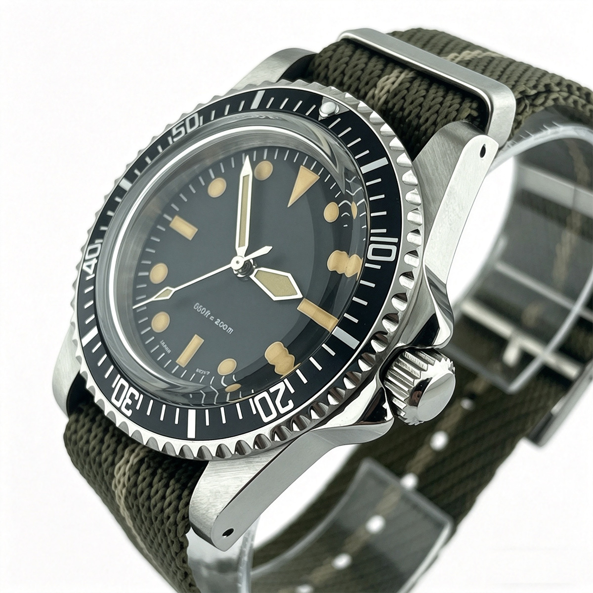 39.5mm Diver Retro watch acryl - Tropic Strap Vintage 리뷰 및 가격