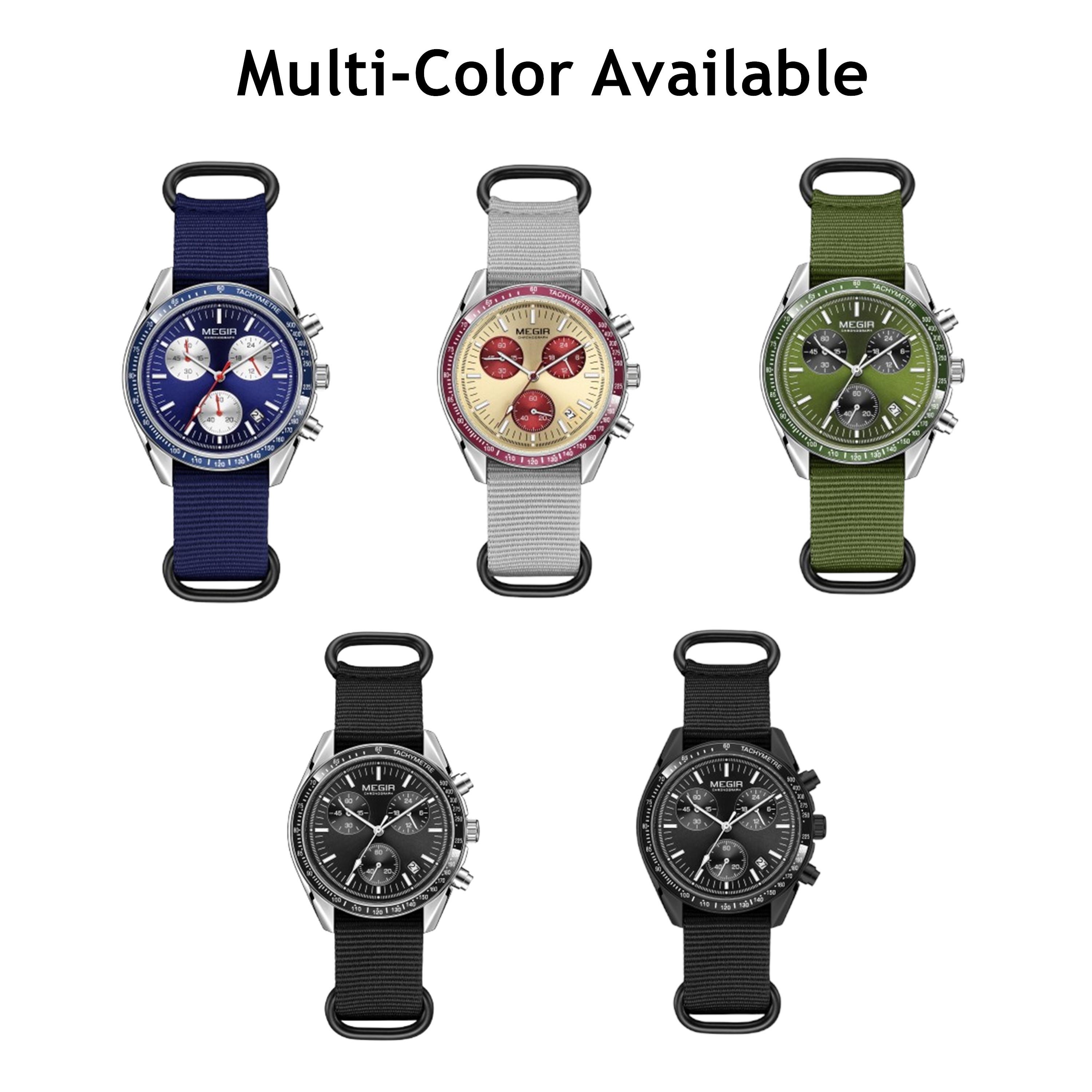 MEGIR Chronograph Canvas Strap - Canvas Strap Watch 리뷰 및 가격