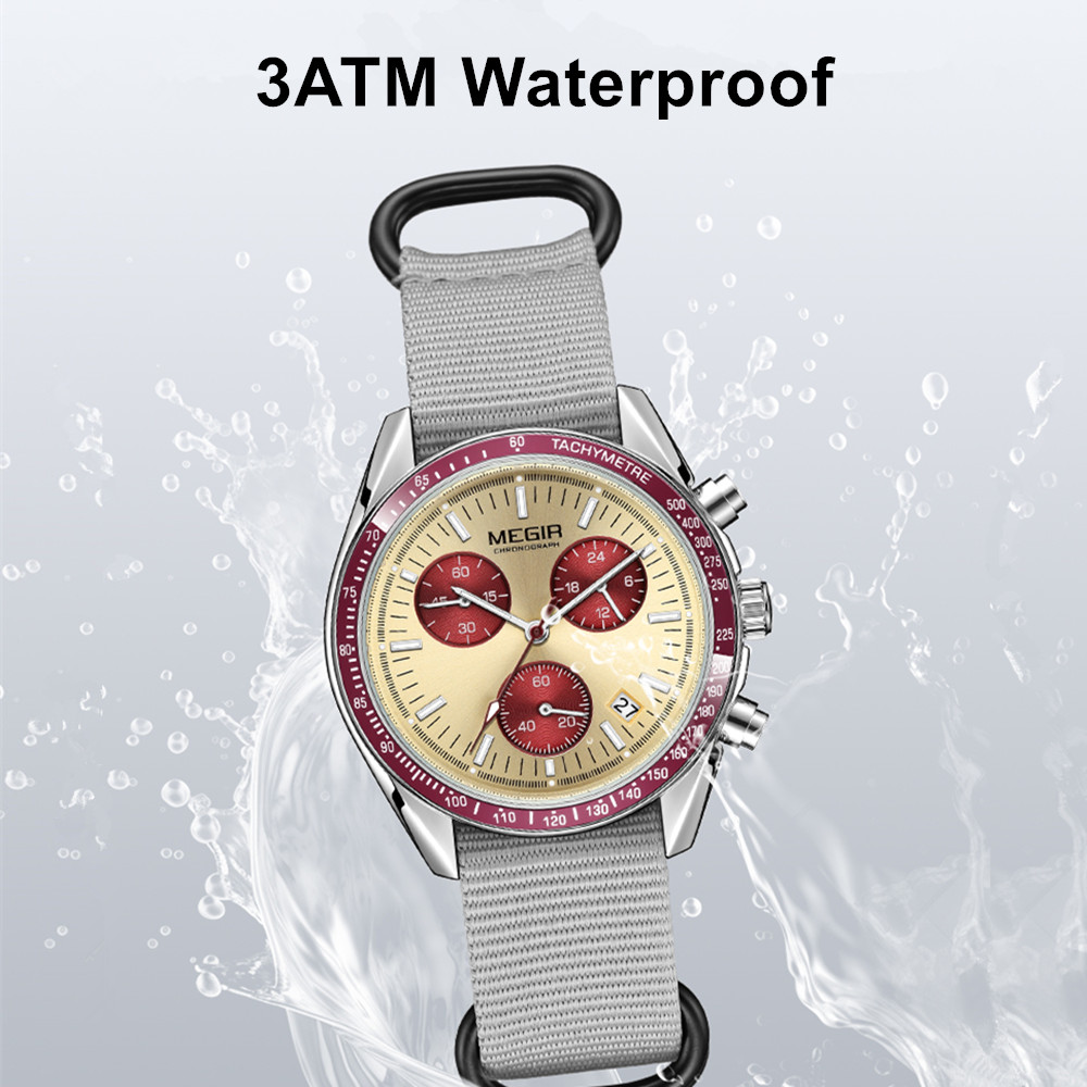 MEGIR Chronograph Canvas Strap - Canvas Strap Watch 리뷰 및 가격