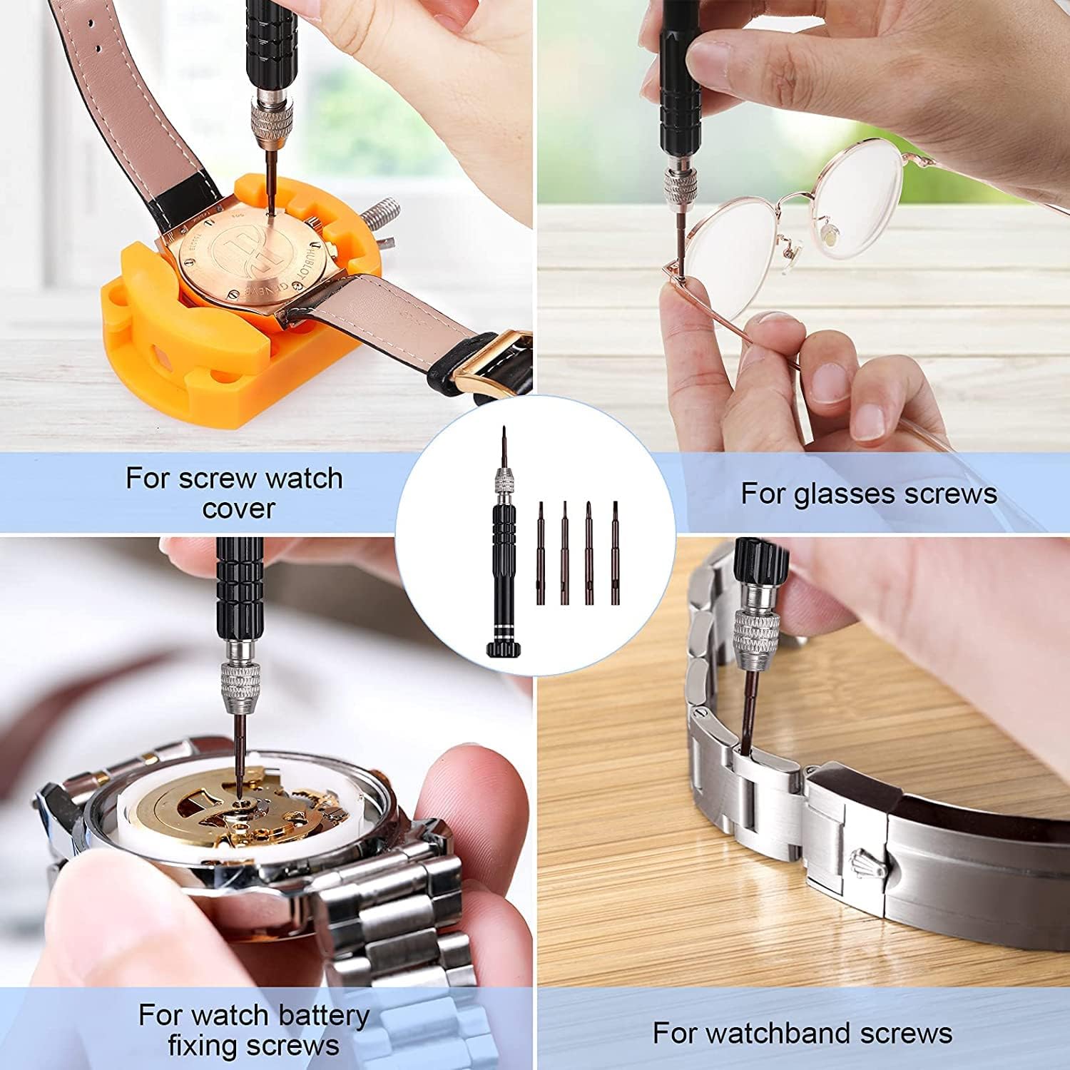 32 pcs Watch Battery Replaceme - Spring Bar Tool Set 리뷰 및 가격