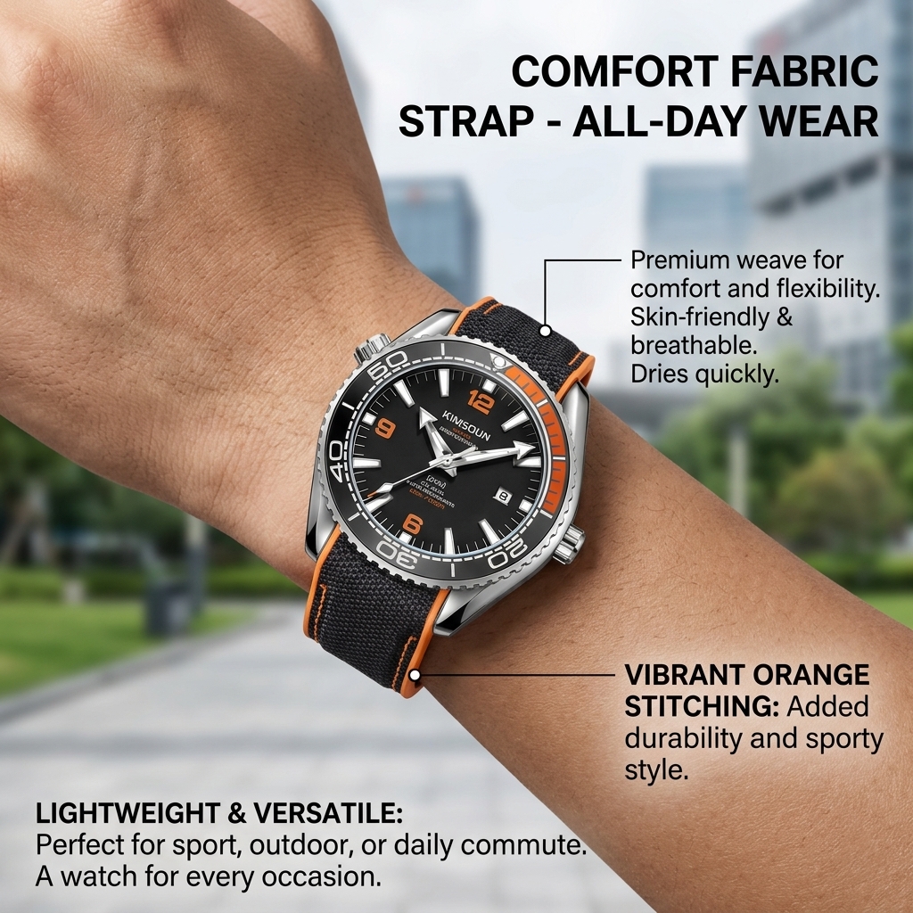 1 piece sporty men's watch wit - Canvas Strap Watch 리뷰 및 가격