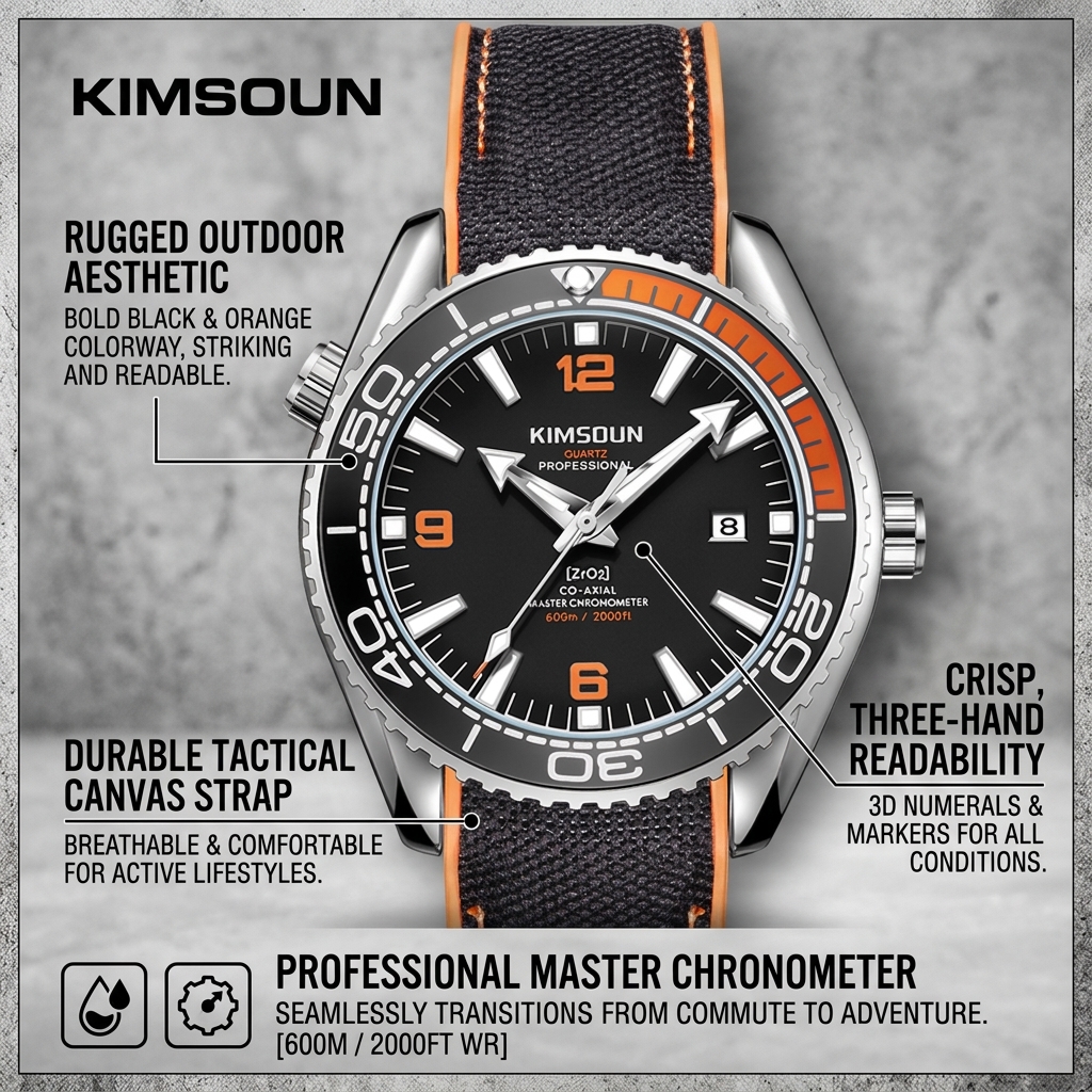 1 piece sporty men's watch wit - Canvas Strap Watch 리뷰 및 가격