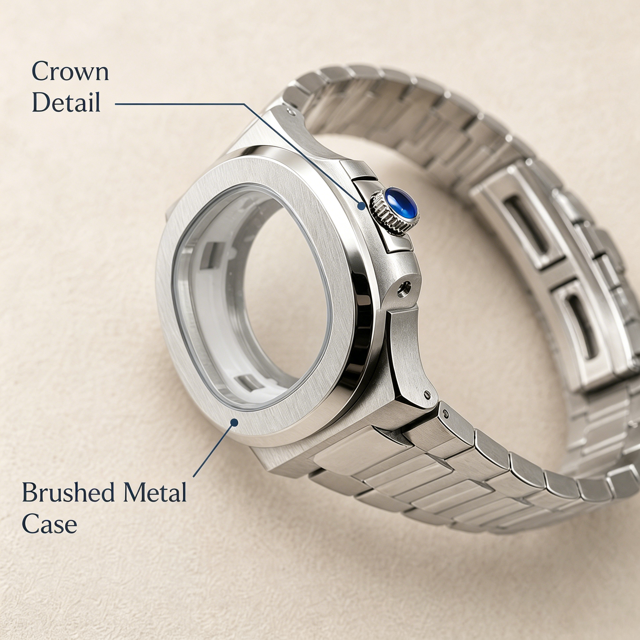 40mm Nautilus Watch Case Mod K - Butterfly Clasp Deployant 리뷰 및 가격