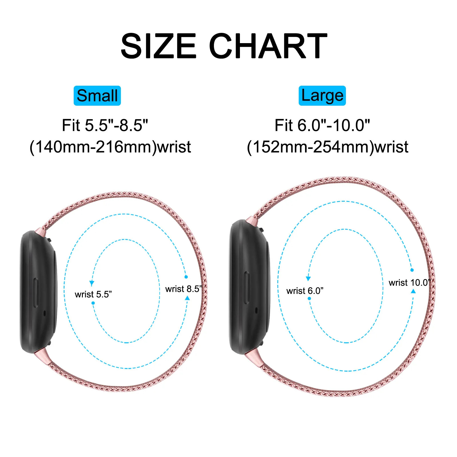 Mental Magnetic Strap for Fitb - Milanese Loop Magnetic 리뷰 및 가격