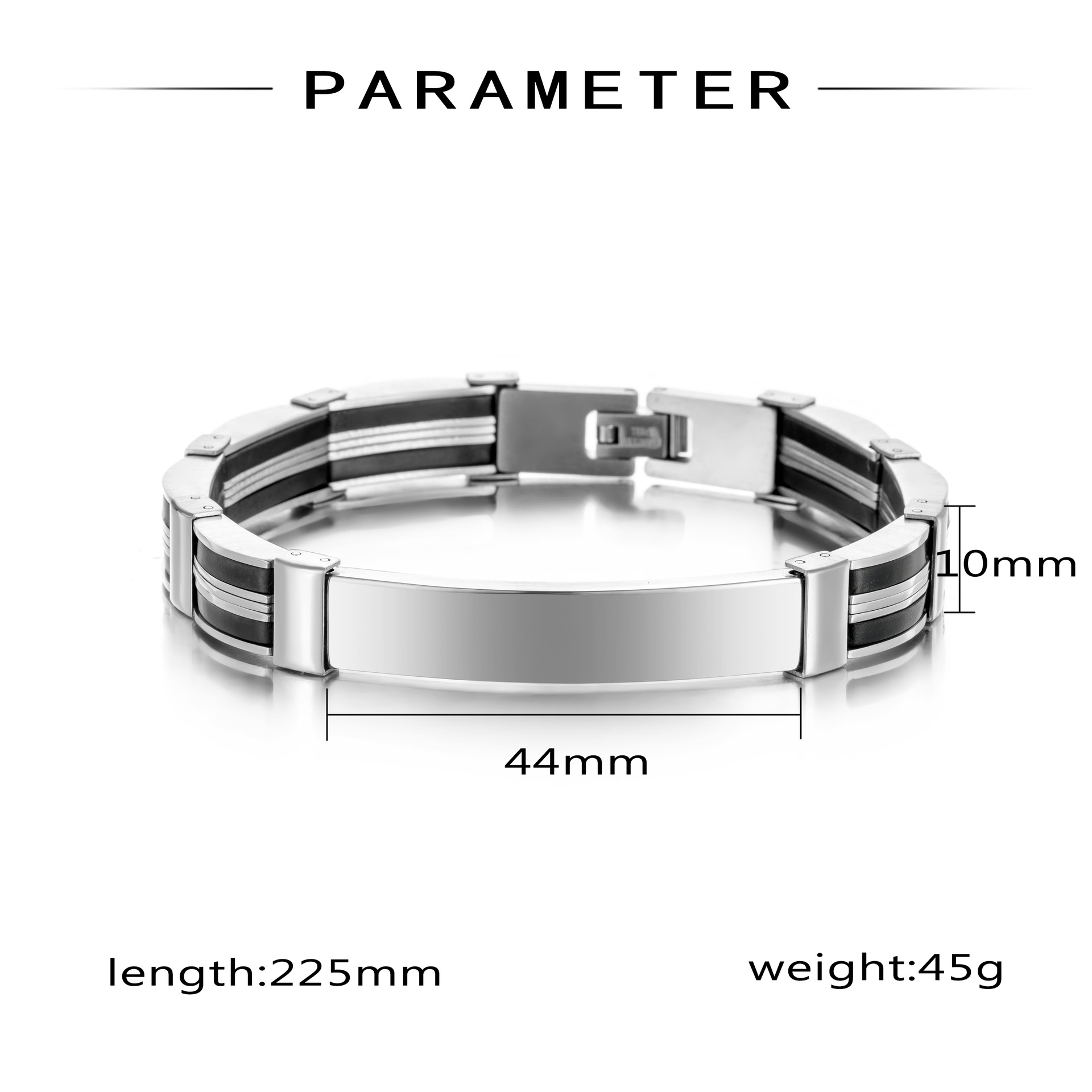 Punk Custom TEXT Name Men Stai - Silicone Band Women 리뷰 및 가격