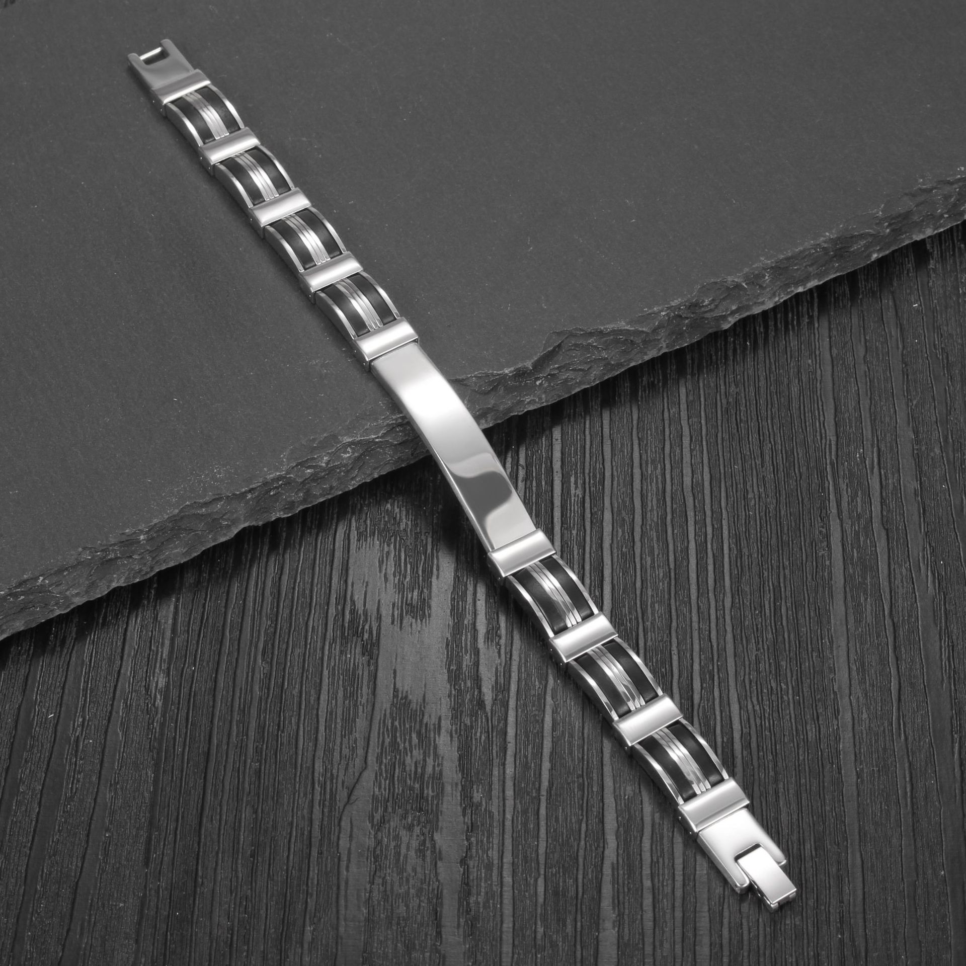 Punk Custom TEXT Name Men Stai - Silicone Band Women 리뷰 및 가격