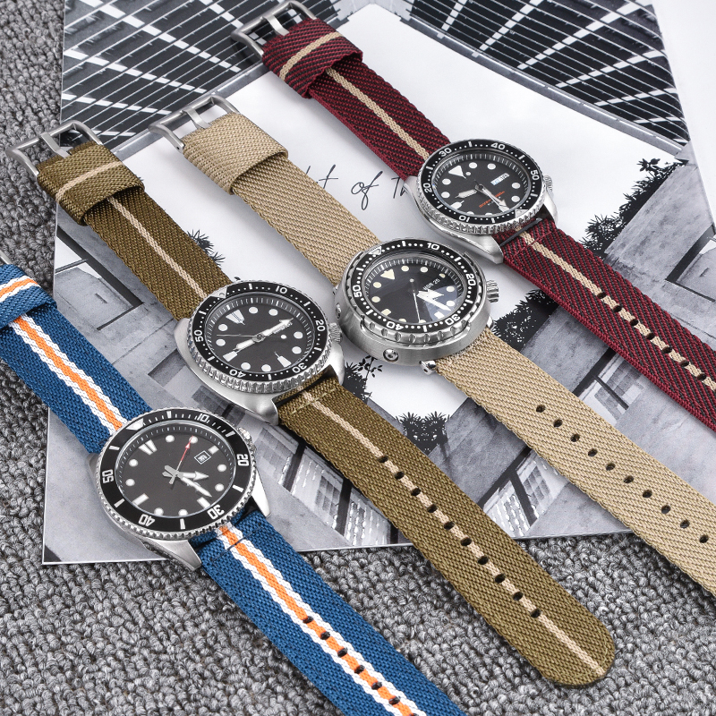 Woven Nylon Strap 18mm 20mm 22 - Nato Strap Nylon 리뷰 및 가격