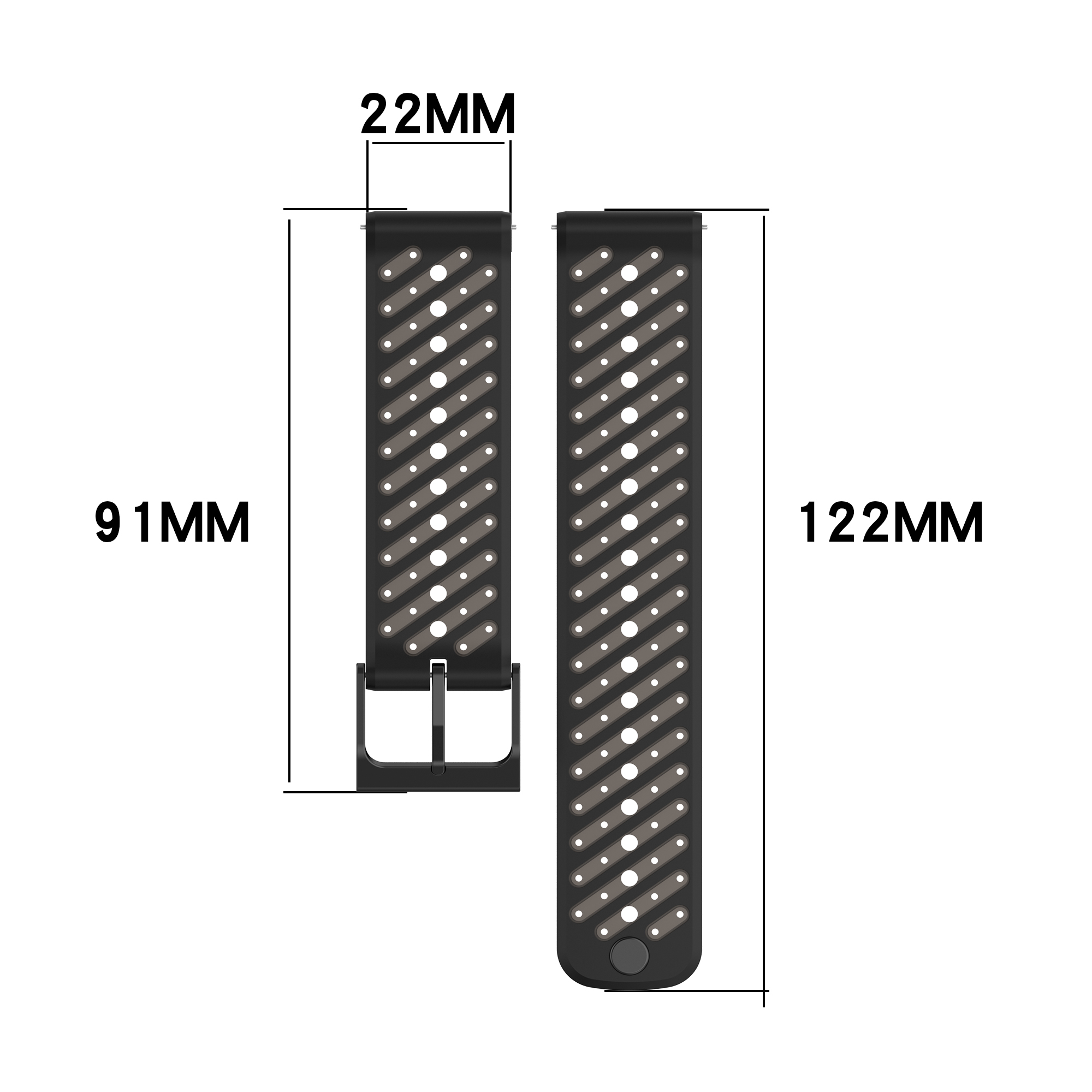 Silicone Sports Band For Suunt - Silicone Watch Band 22Mm 리뷰 및 가격