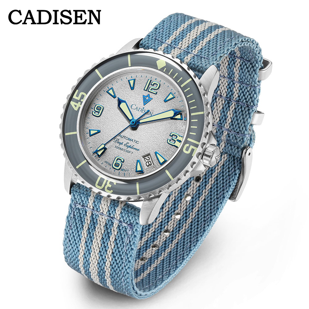 CADISEN Deep Explorer MIYOTA 8 - Canvas Strap Watch 리뷰 및 가격