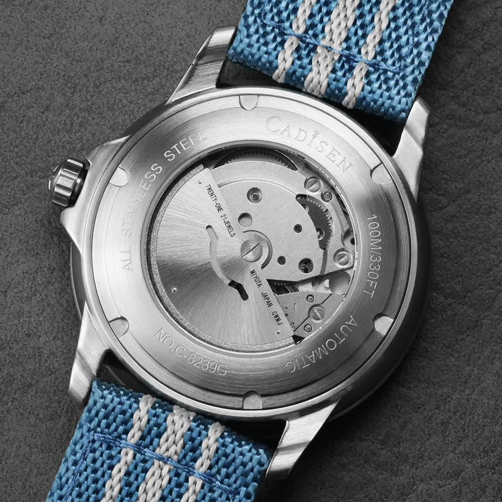 CADISEN Deep Explorer MIYOTA 8 - Canvas Strap Watch 리뷰 및 가격