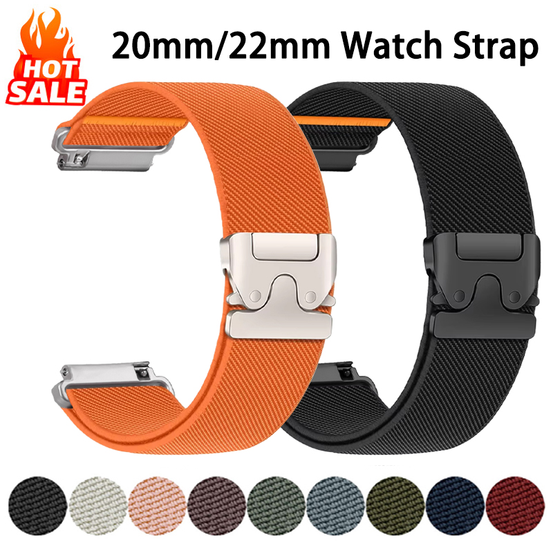20mm 22mm band For Amazfit bip - Parachute Strap Elastic 리뷰 및 가격