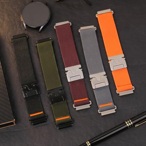 20mm 22mm band For Amazfit bip - Parachute Strap Elastic 리뷰 및 가격