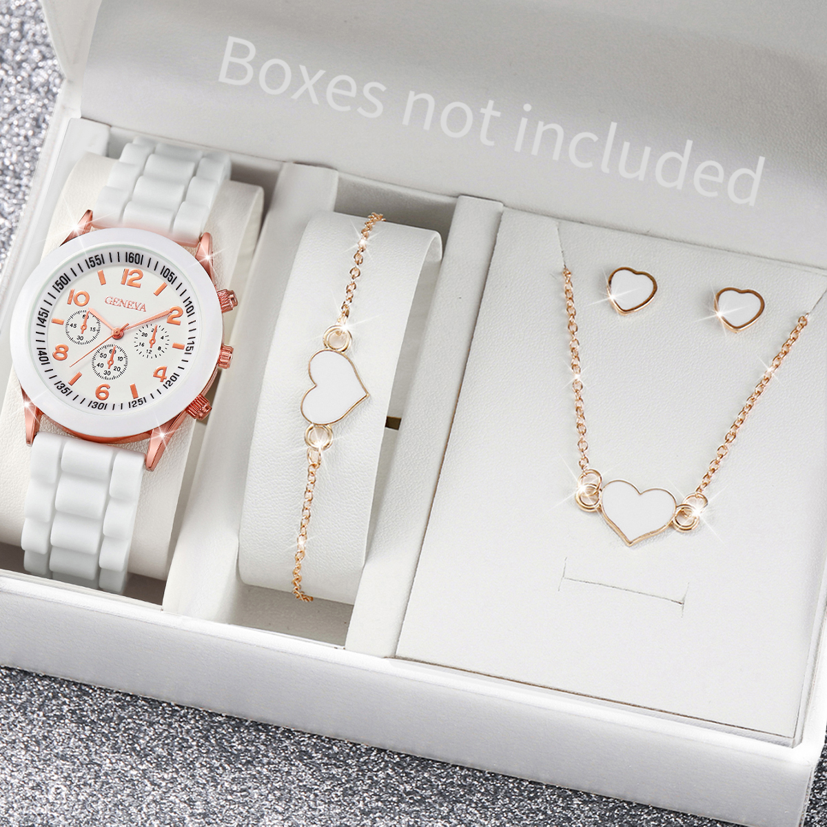 5/6PCS Fashion Women Watches J - Silicone Band Women 리뷰 및 가격
