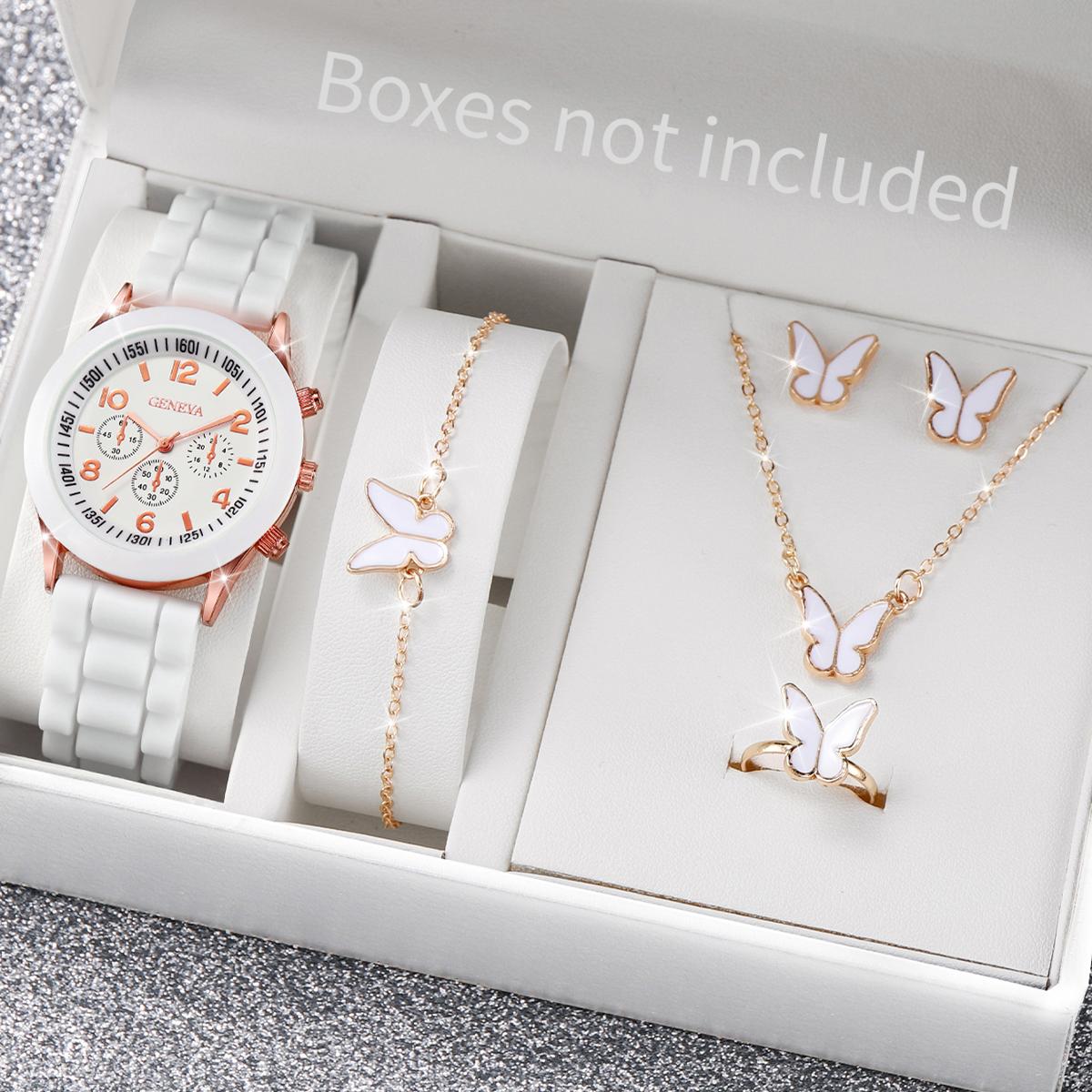 5/6PCS Fashion Women Watches J - Silicone Band Women 리뷰 및 가격