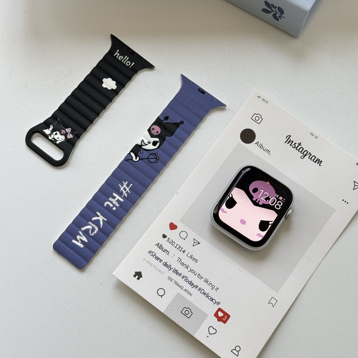 Anime Sanrio Hello Kitty Kurom - Silicone Band Women 리뷰 및 가격