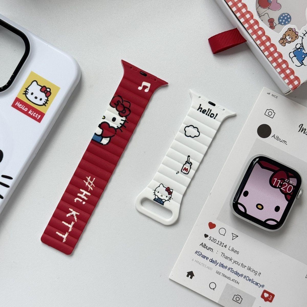 Anime Sanrio Hello Kitty Kurom - Silicone Band Women 리뷰 및 가격