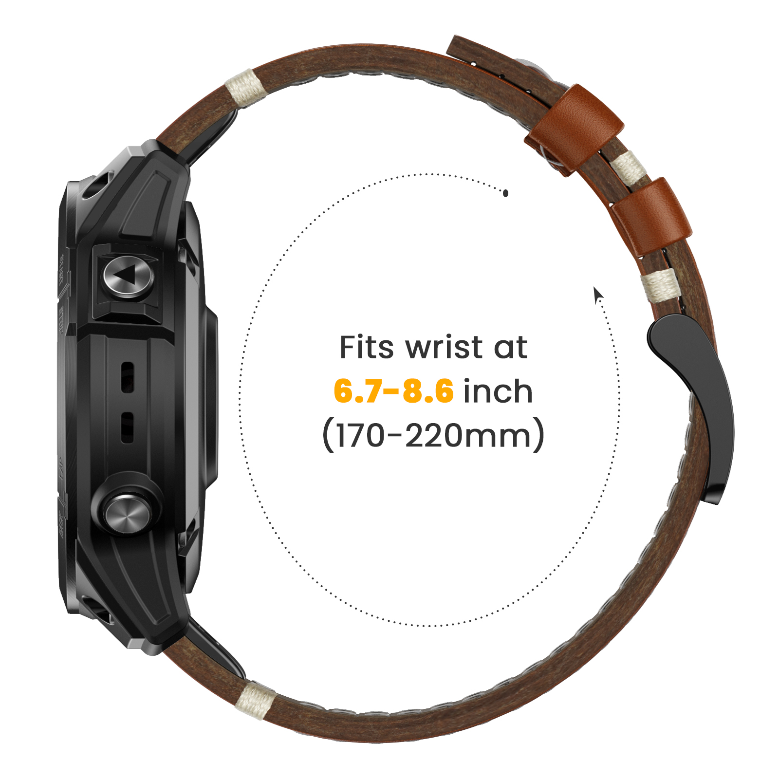 22 26mm Genuine Leather Strap  - Leather Strap Quick Release 리뷰 및 가격