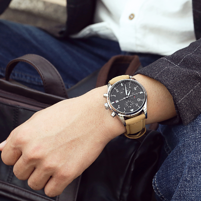 OCHSTIN Original Men Chronogra - Leather Watch Band Men 리뷰 및 가격