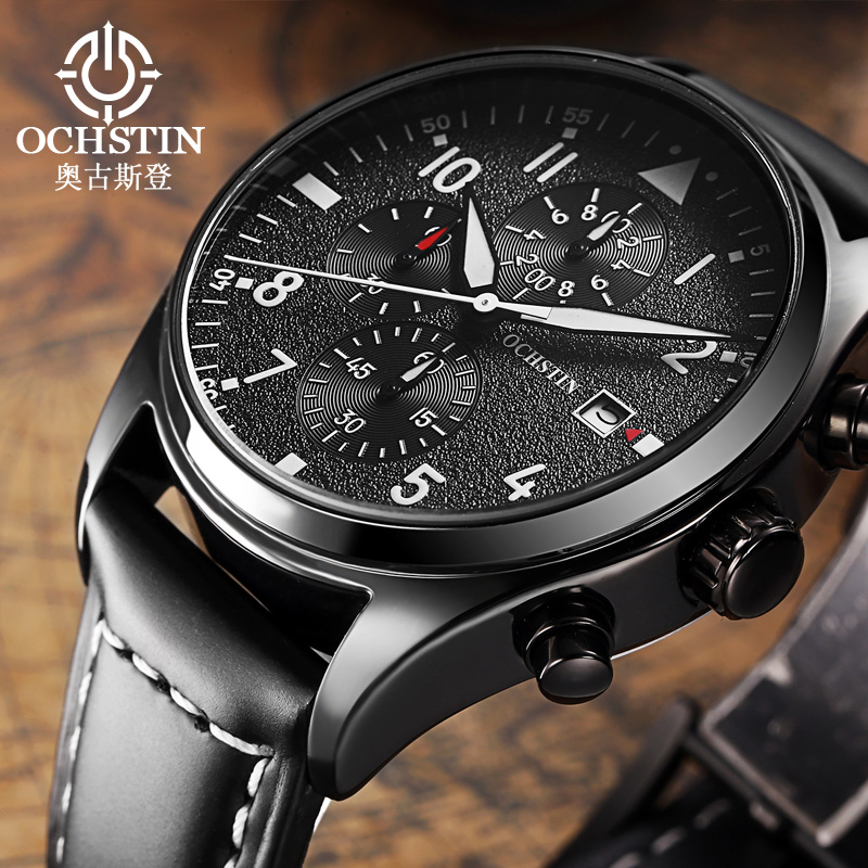 OCHSTIN Original Men Chronogra - Leather Watch Band Men 리뷰 및 가격