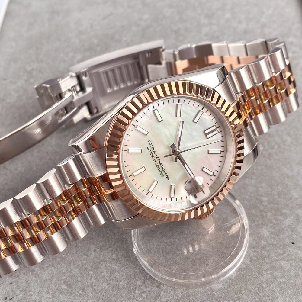 Customized two tone rose gold  - Stainless Bracelet Diver 리뷰 및 가격