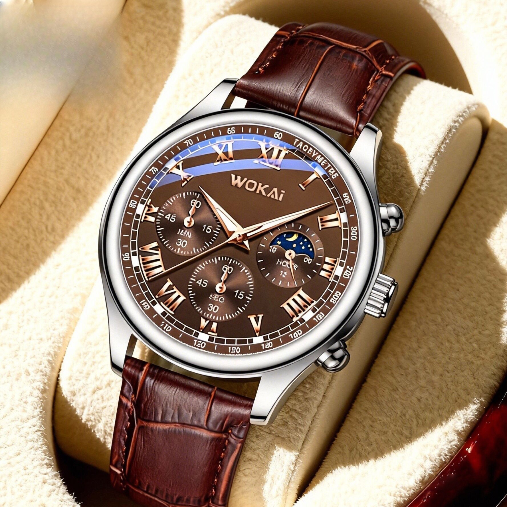 Luxury Men Business Watches Fa - Leather Watch Band Men 리뷰 및 가격