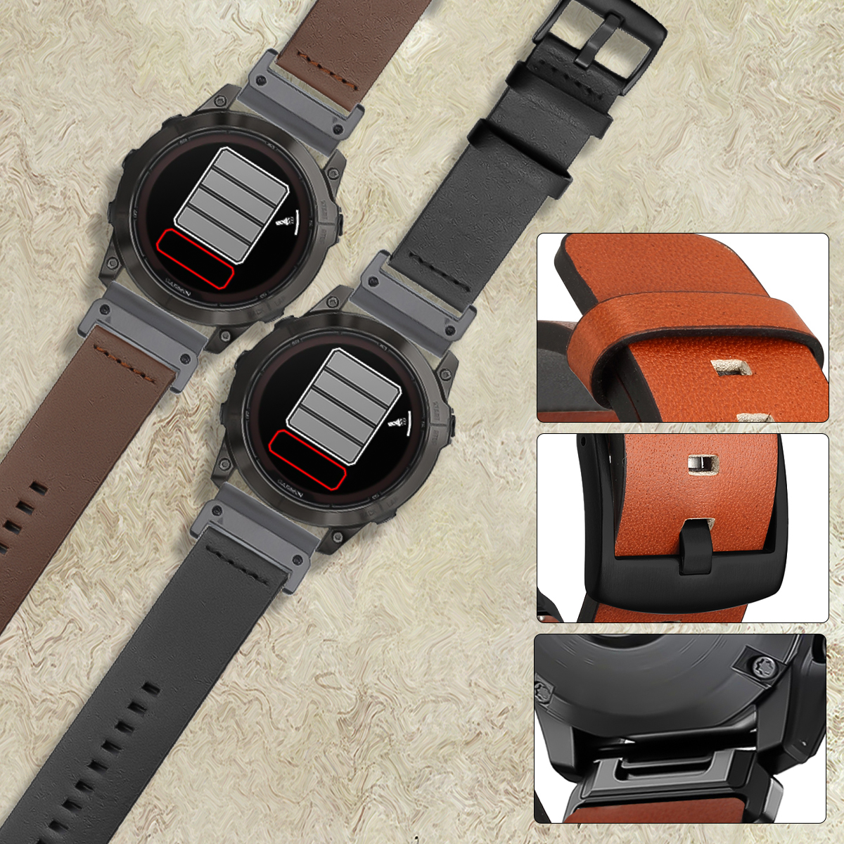 26mm 22mm Quick Fit Strap For  - Leather Strap Quick Release 리뷰 및 가격
